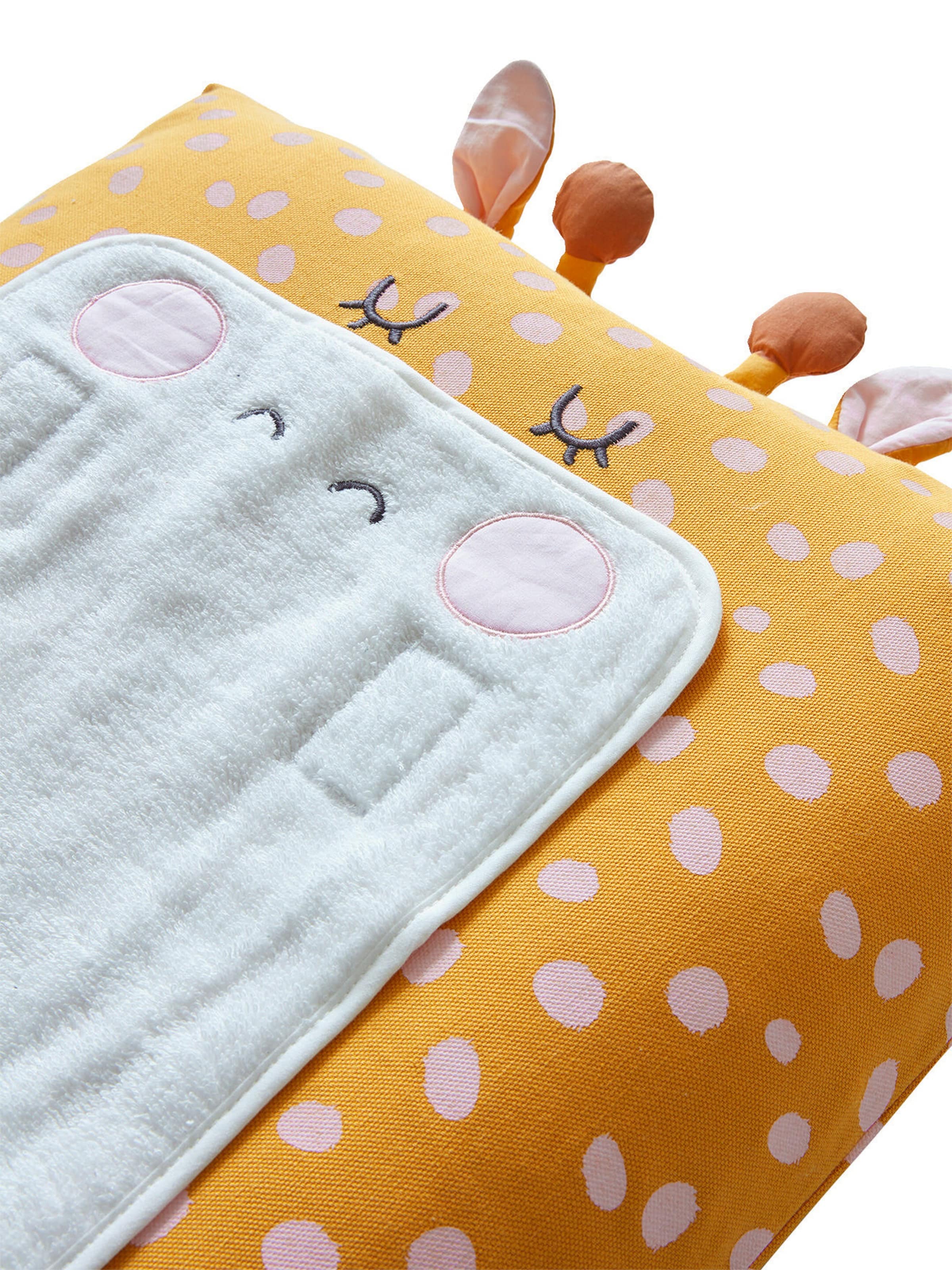 Vertbaudet Bezug für Baby Wickelauflage GIRAFFE mehrfarbig