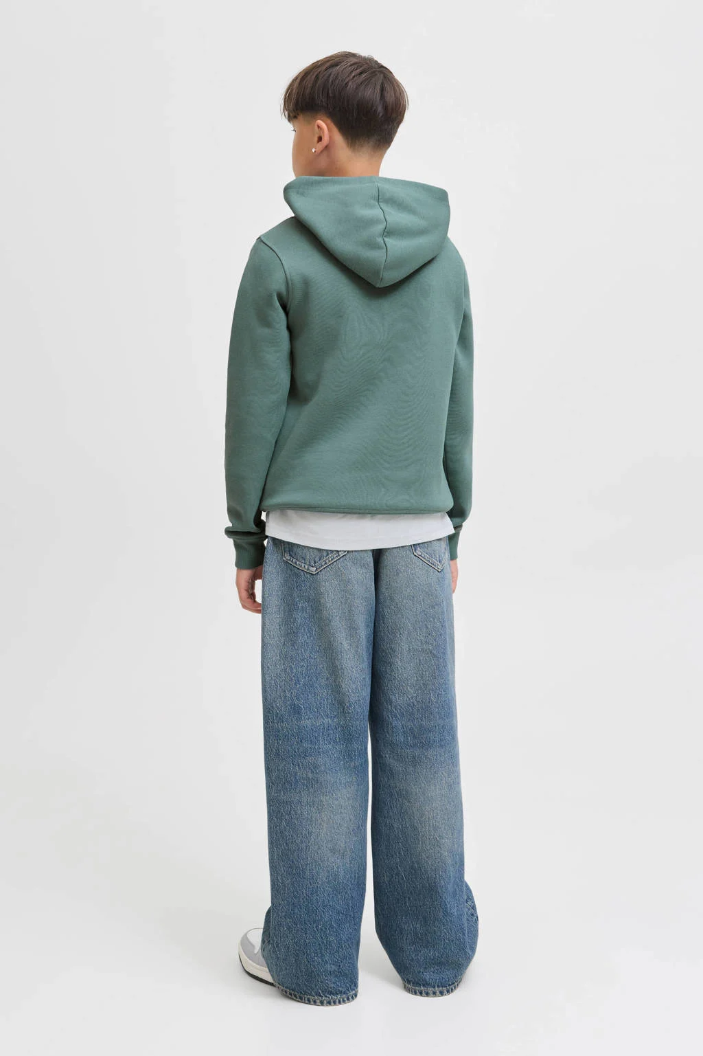JACK & JONES JUNIOR hoodie groen