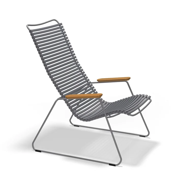 HOUE - CLICK Outdoor Lounge Chair, dunkelgrau