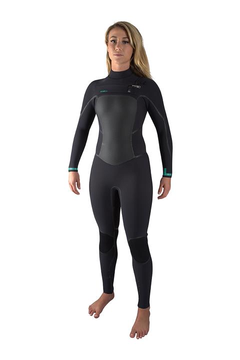 O'Neill Wms Psycho Tech 5/4  Front Zip 10