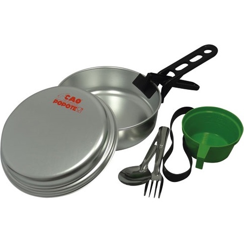 Popote alu scout 1 personne 7 pieces