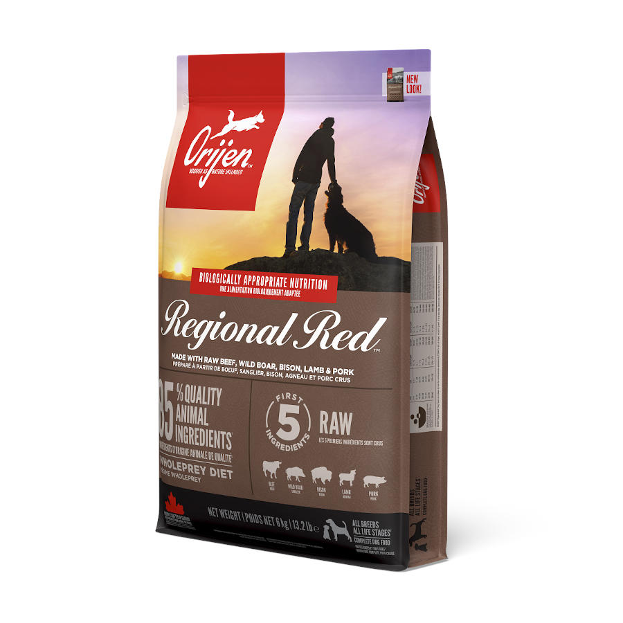 Ração Orijen Adult Regional Red para cães