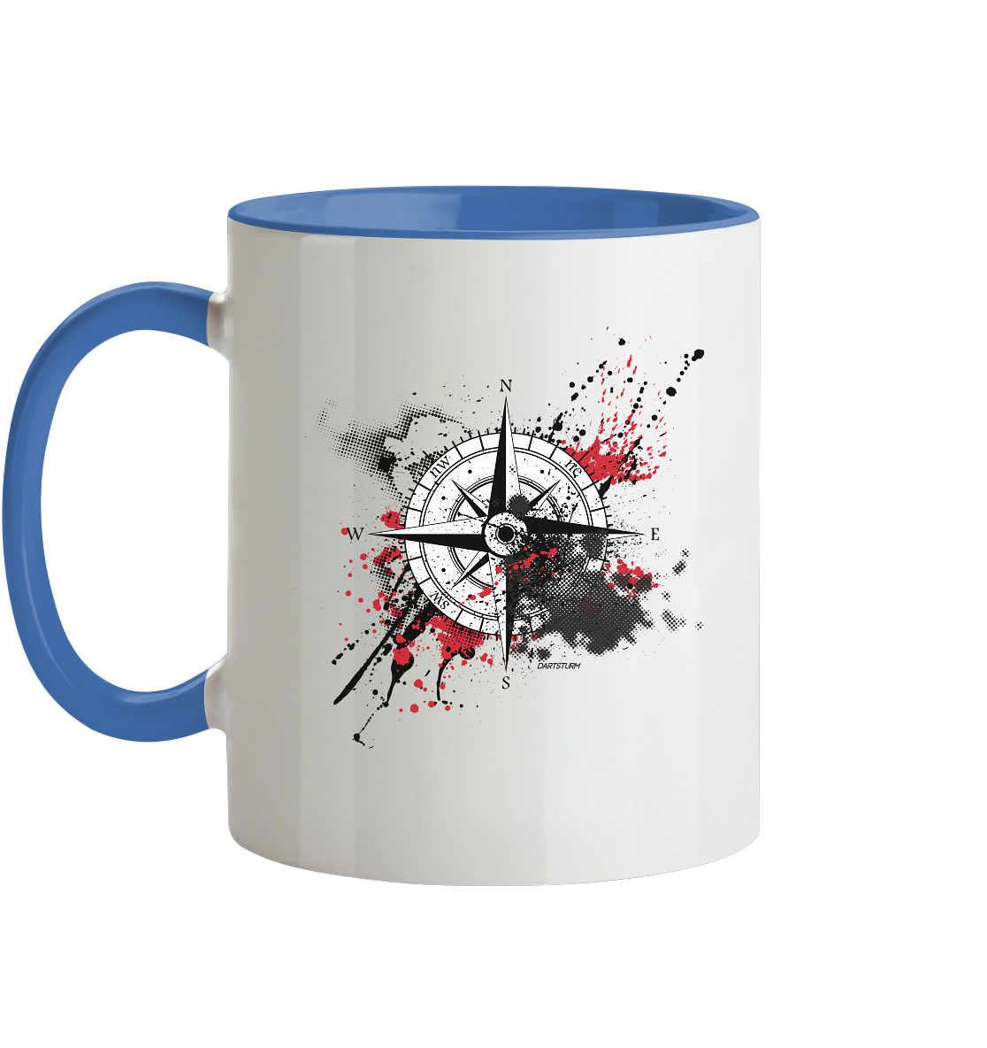 DartSturm - Navigator - Tasse zweifarbig