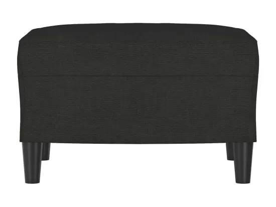 Repose-pied Noir 60x50x41 cm Tissu