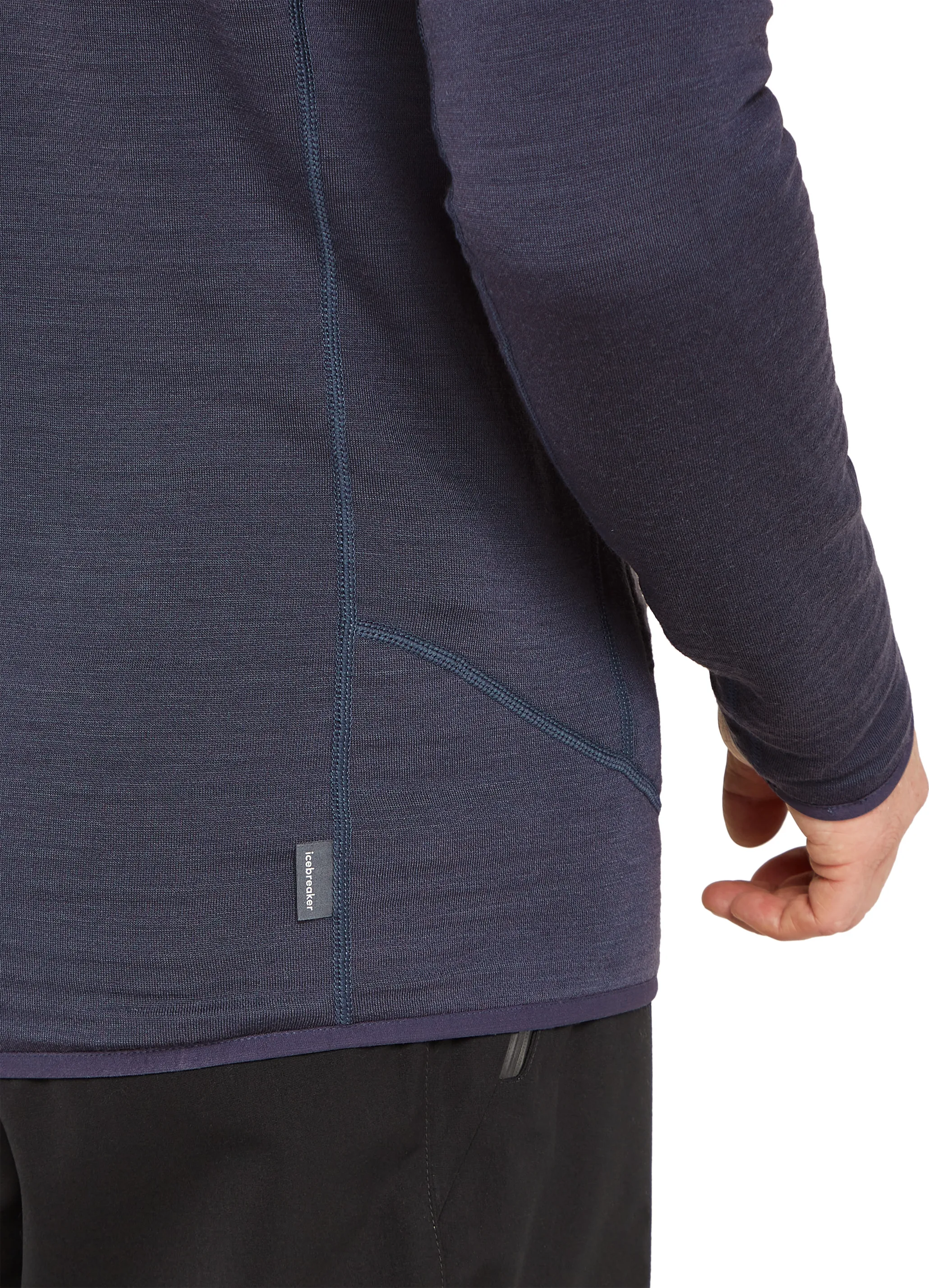 Icebreaker Men's Merino 400 Realfleece Descender Longsleeve Zip