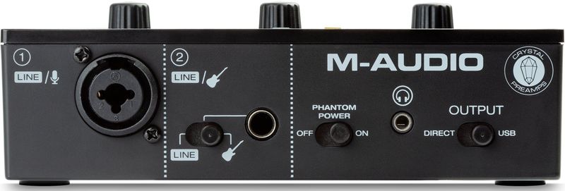 M-AUDIO M-Track Solo USB Audio-interface - Zwart