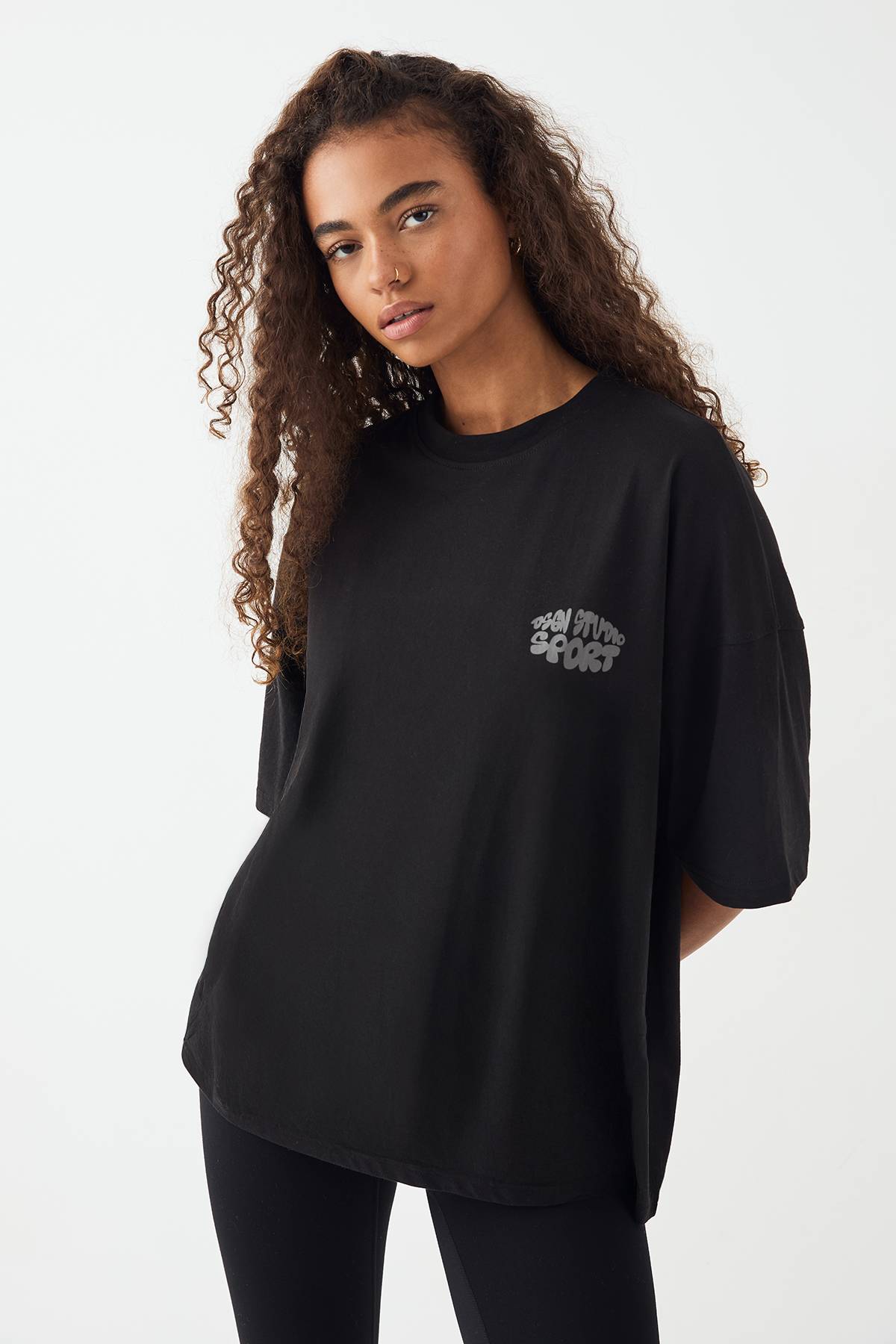 T-Shirt Oversize Imprimé Sport DSGN Studio