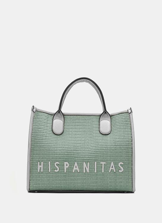 Hispanitas BV253833 Bolsos raffia latte