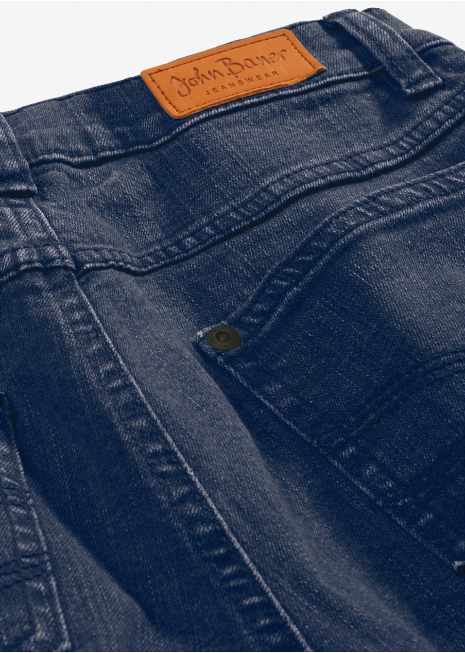 Jean extensible avec base à cru, Straight