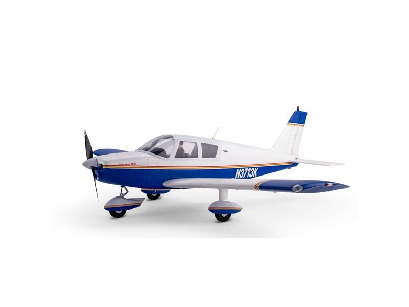 E-flite Motorflugzeug PA-28 Cherokee 1300 mm AS3X & SAFE, B Piper Cherokee Tiefdecker Scale-Flugmodell mit Spektrum Technik