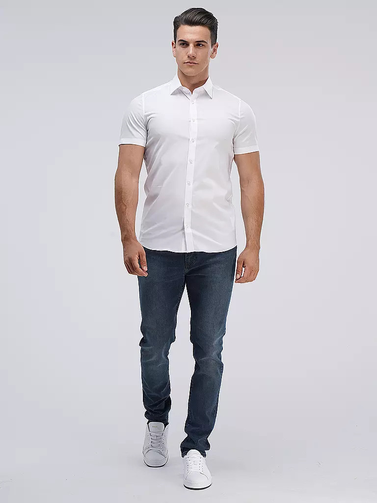OLYMP LEVEL FIVE Hemd Body Fit  weiss