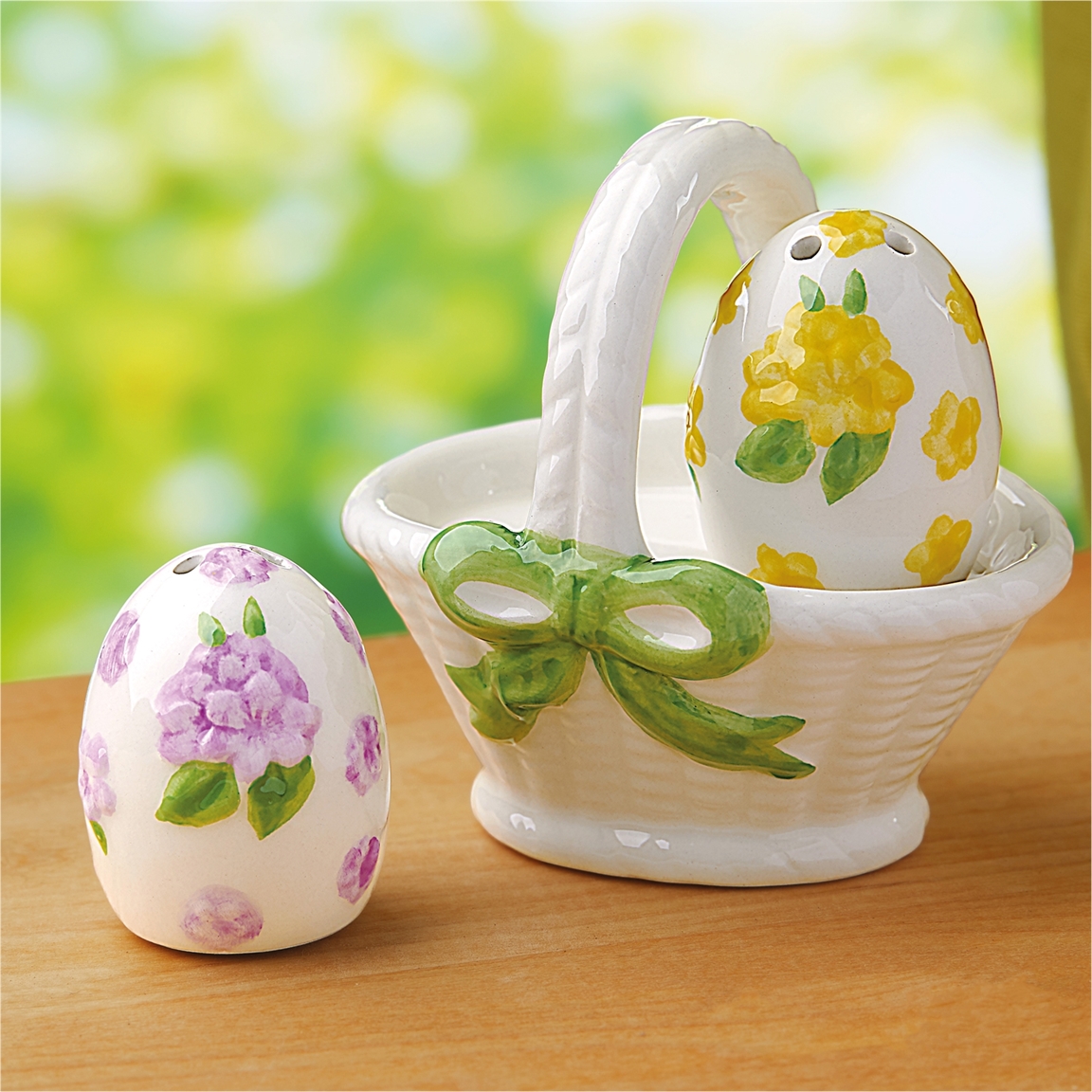 Sel et poivre panier d'oeufs