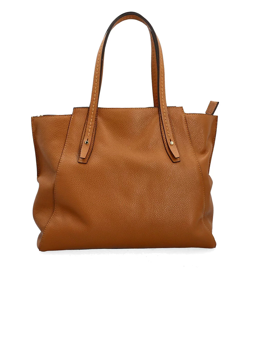 SHOPPING QUITTERIE CUIR CAMEL
