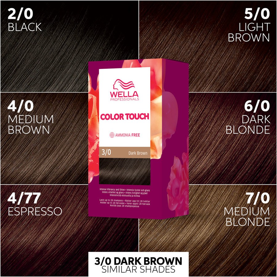 Wella Professionals Color Touch Pure Naturals Dark Brown 3/0 130ml