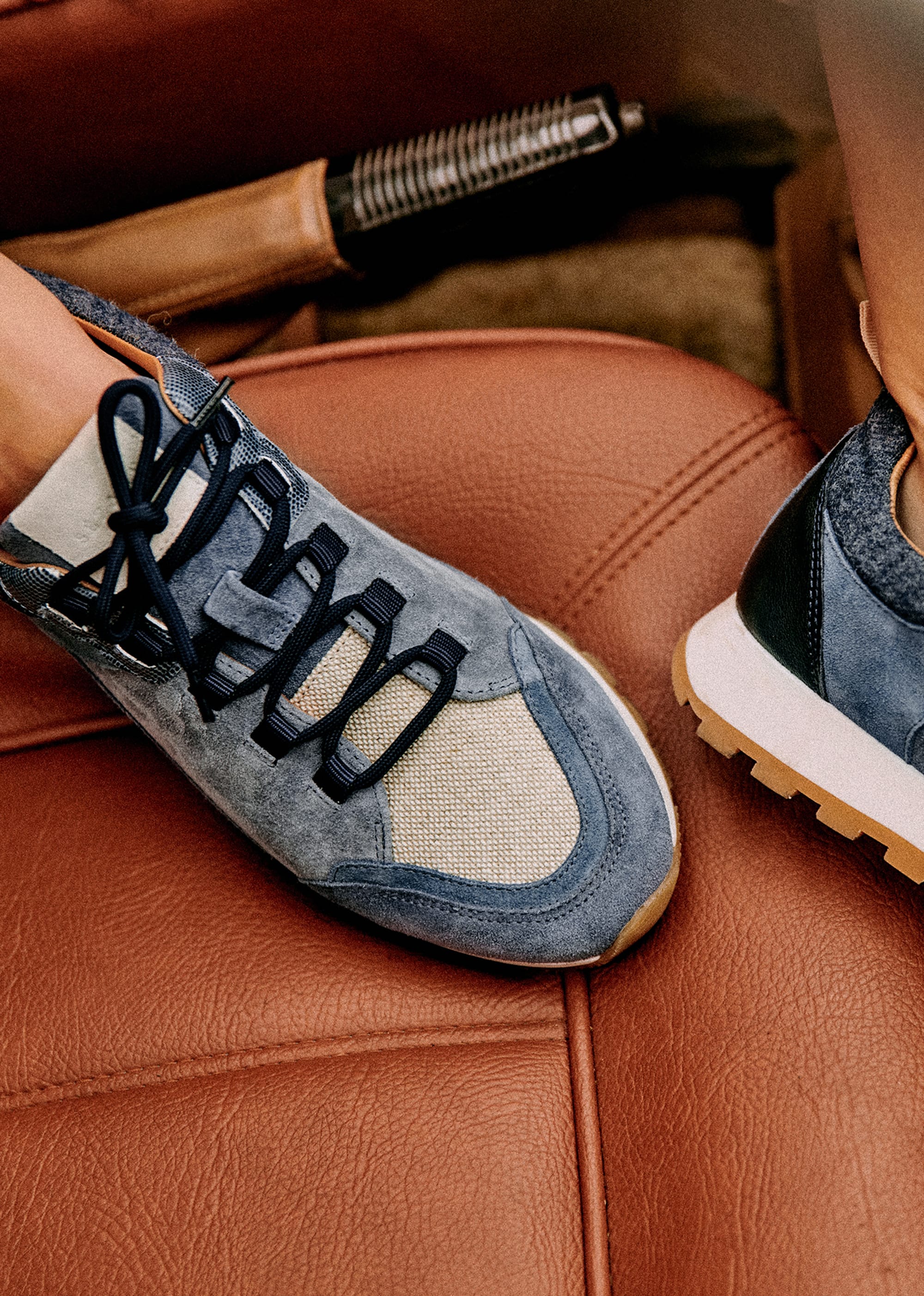 Sneakers Alex - Bleu Multicolore - SOULIERS/SOULIERS Mocassins 5906299