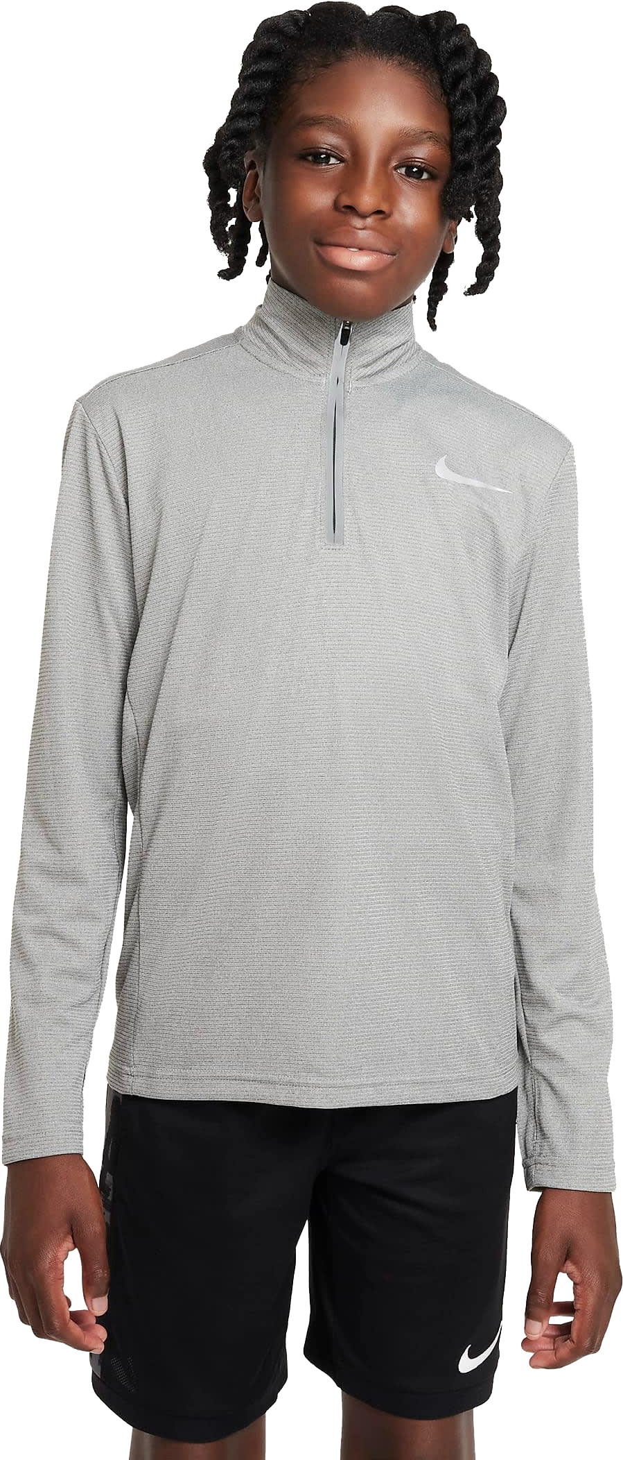 Dri-FIT Poly  Training Top Junior 091/Carbon Heather