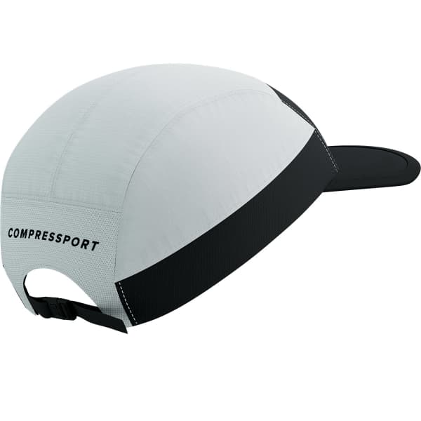Casquette trail COMPRESSPORT 5 PANEL LIGHT CAP WHITE/BLACK