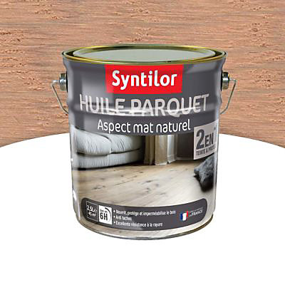 Huile parquet 2 en 1 Syntilor Chêne Vieilli 2,5L