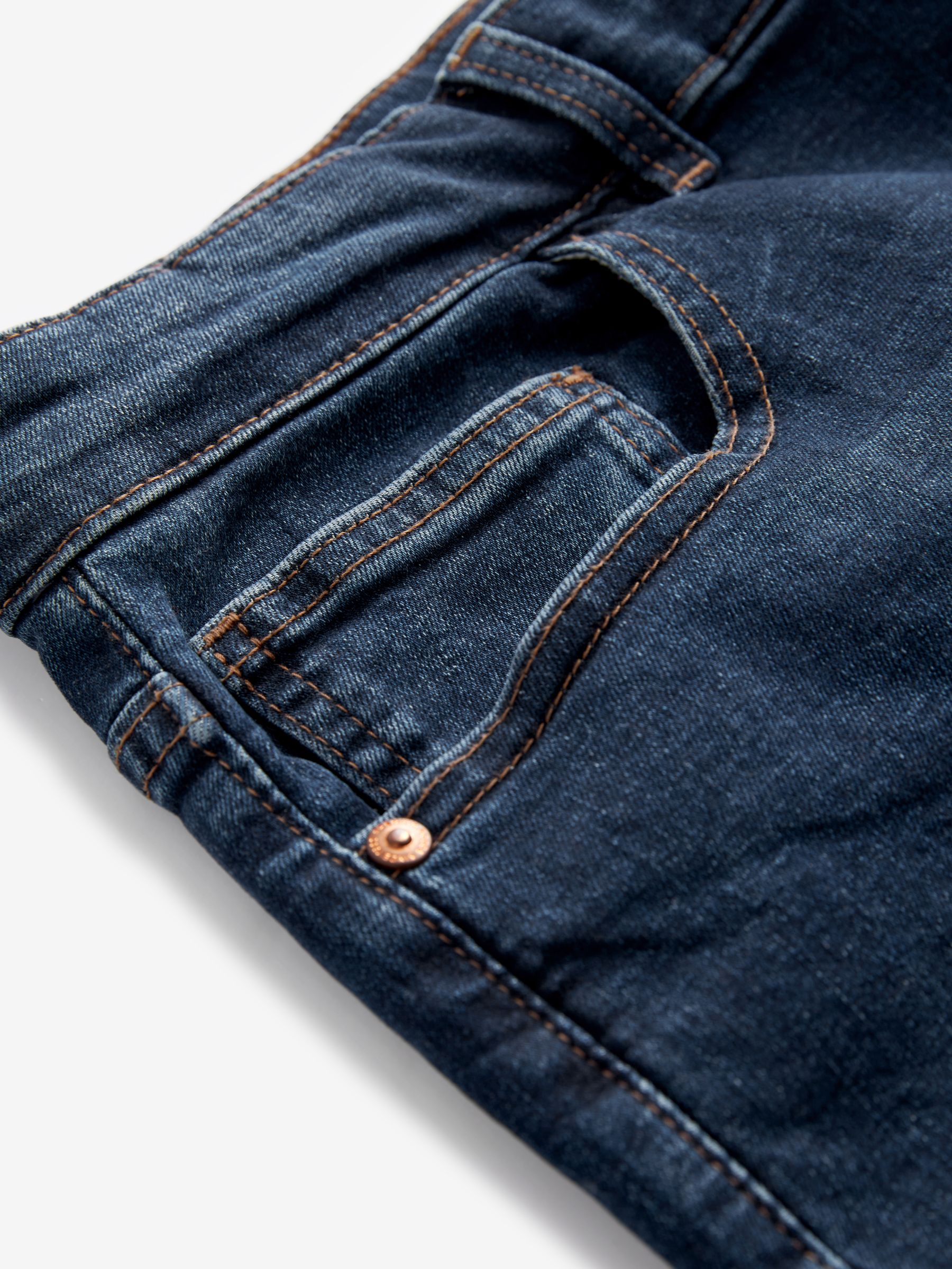 Normaal blauw - Klassieke stretchy jeans