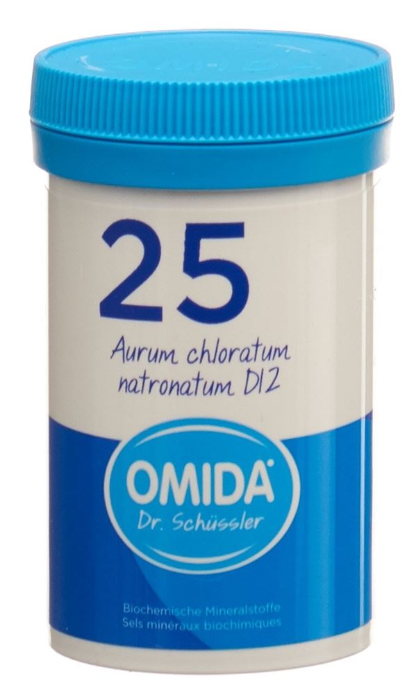 Omida Nr25 Aurum chloratum natronatum 12 D<br>100 g, Dose, Tablette