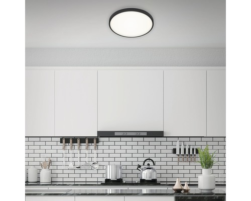 LED plafondlamp 24W 2200 lm 4000K Ø 38,5 cm Manny zwart/wit