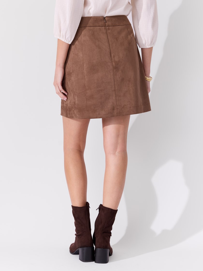 Tara skjørt Mocha Mousse