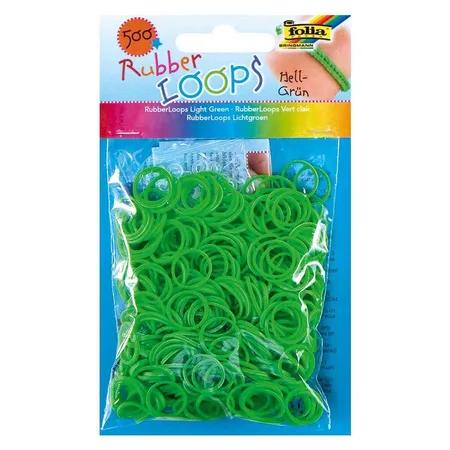 Folia Rubber Loops 500 Stück hellgrün