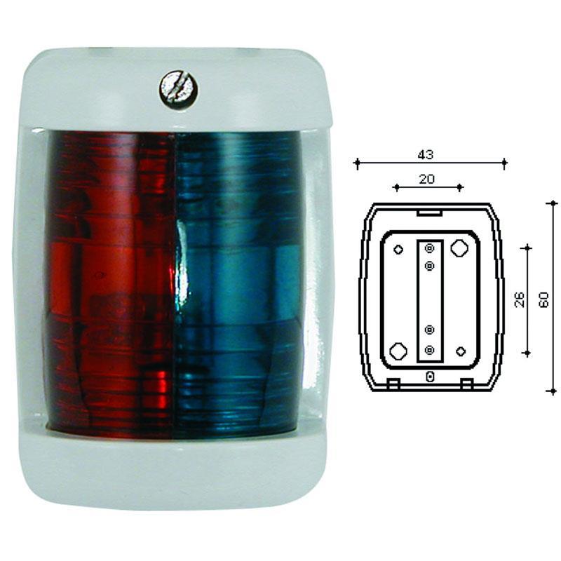 Feu Bicolore Vert / Rouge Euromarine Petit Modele