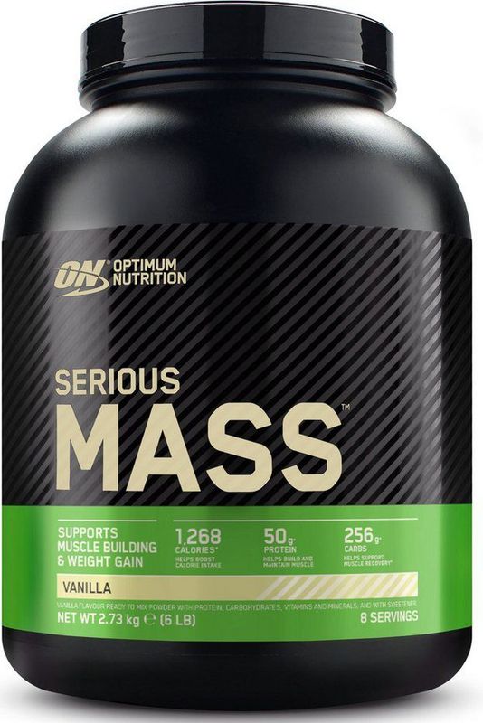 Optimum Nutrition Serious Mass - Vanilla - Mass Gainer - Weight Gainer - 2727 gram (8 servings)