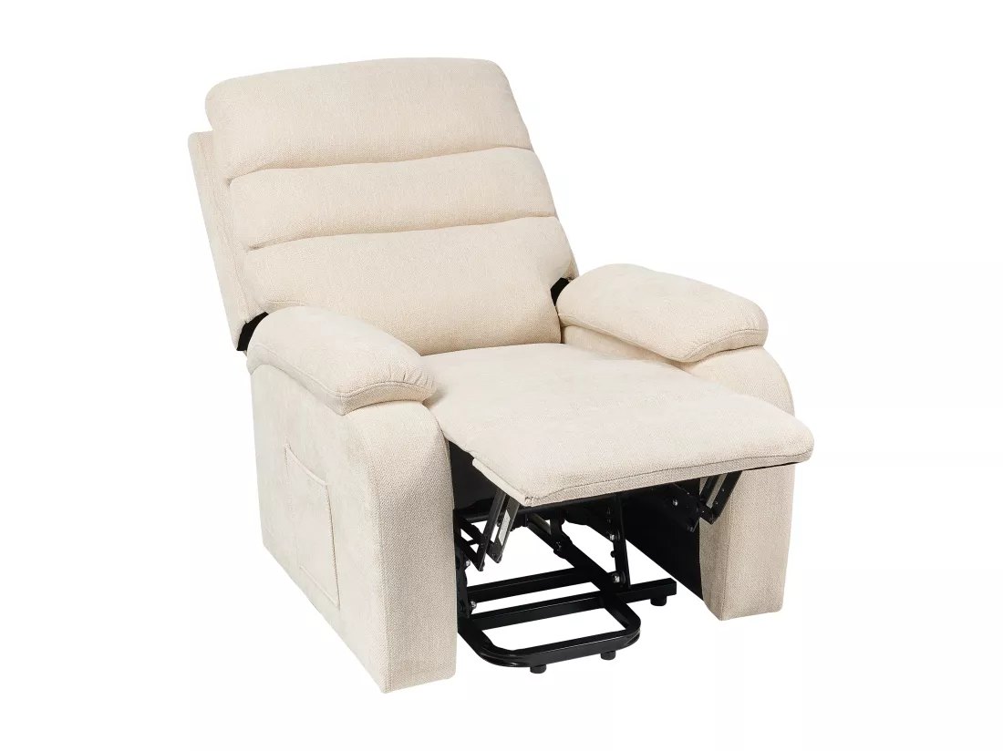 Fauteuil inclinable électrique RISE Tissu Beige clair