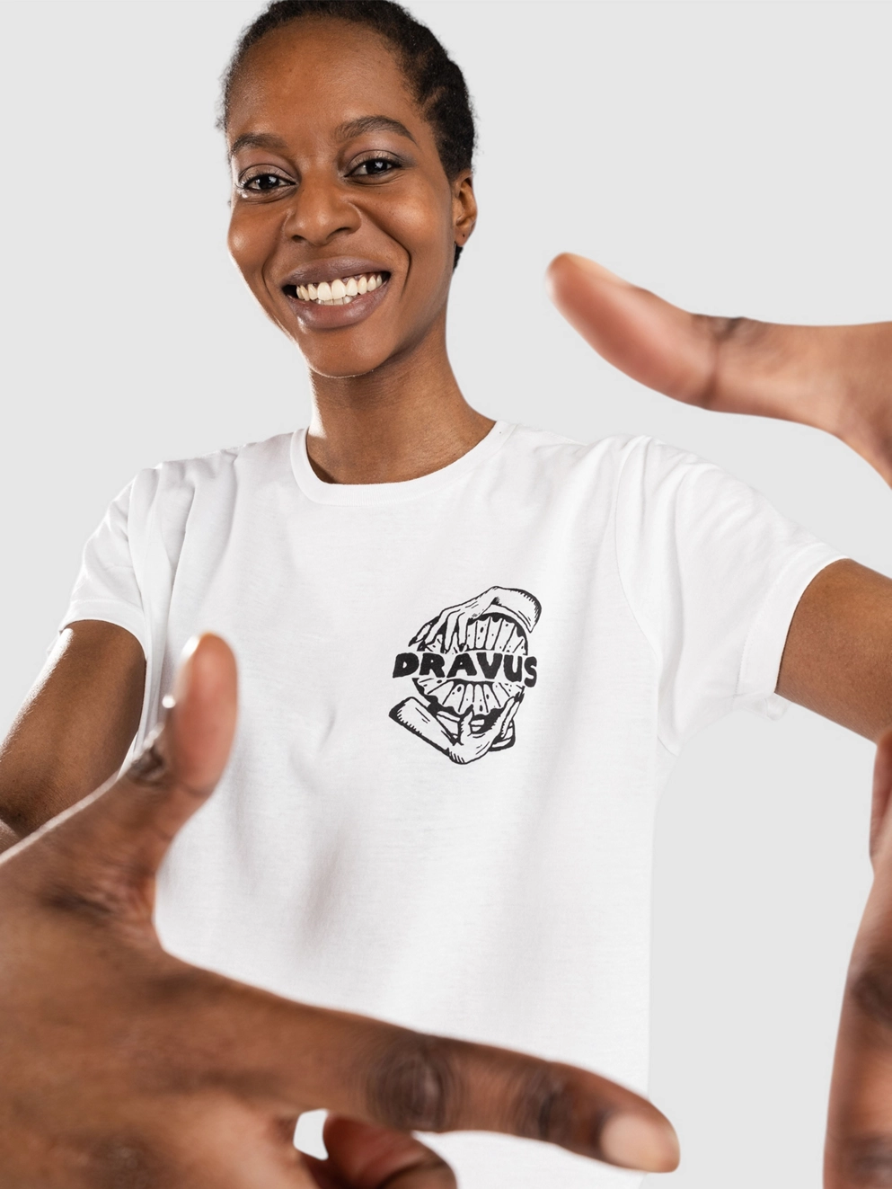 Dravus Madame T-Shirt blanc white