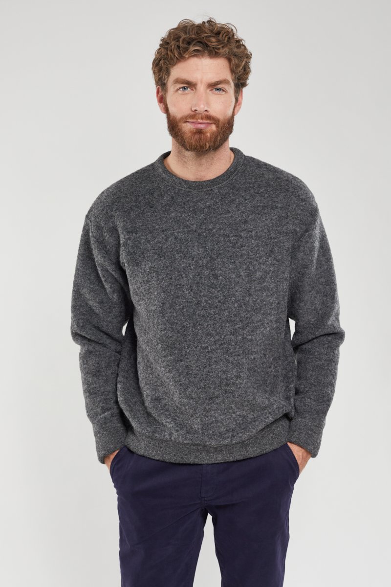 Sweat uni - laine bouillie
