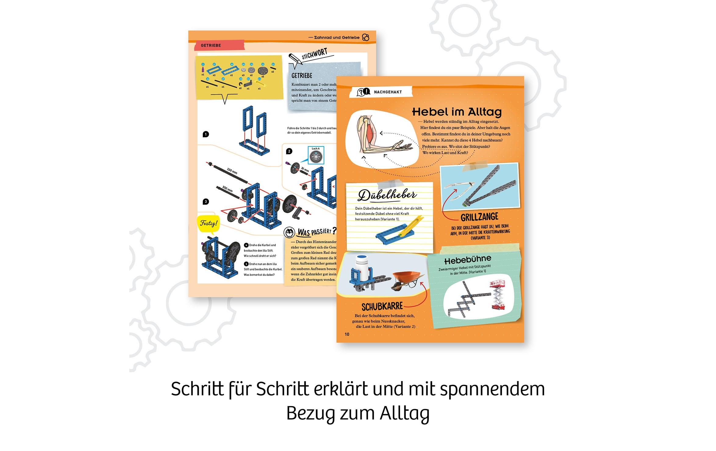 Experimentierkasten Simple MachinesMechanik-Bausatz für 24 Modelle
