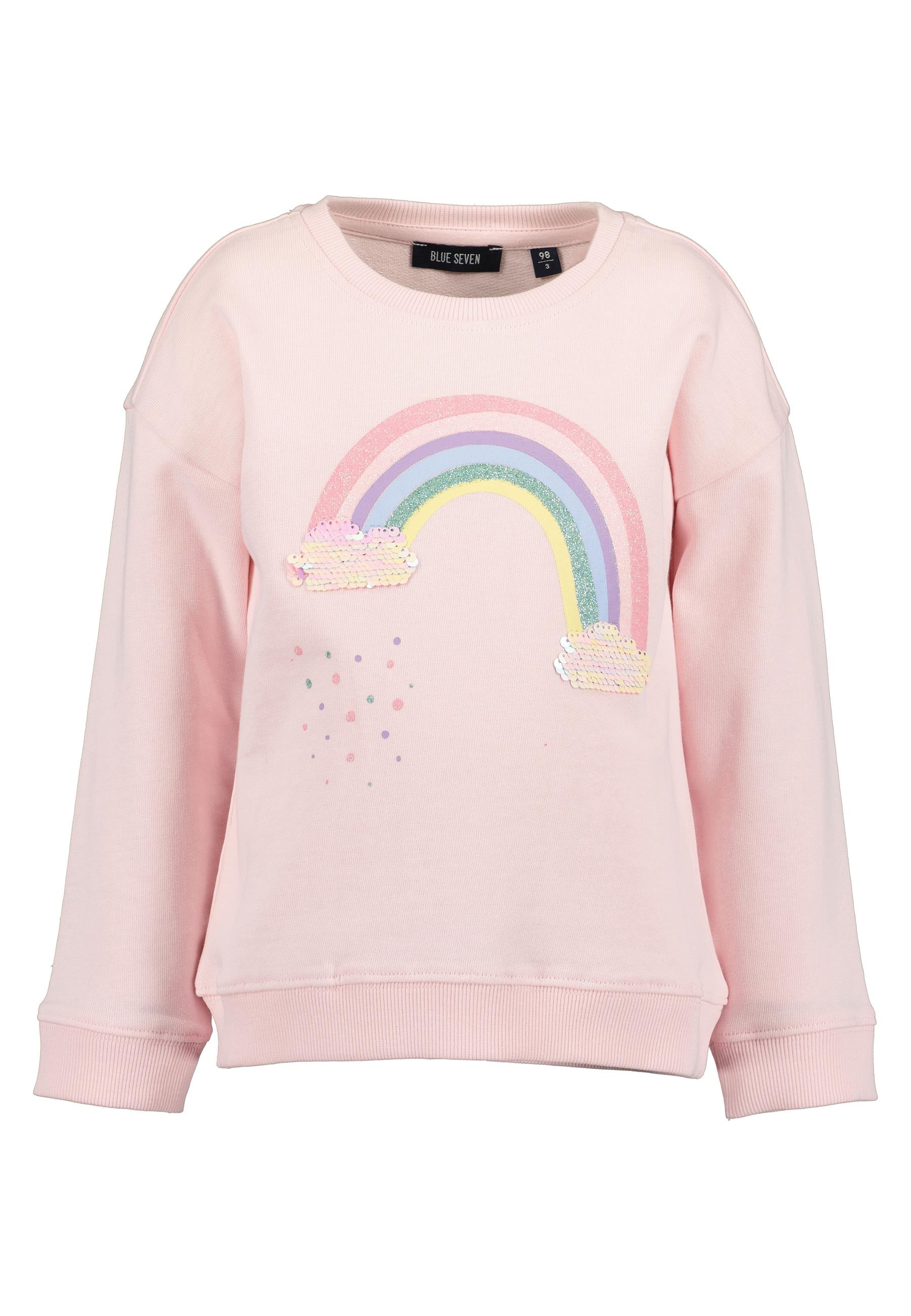 Blue Seven Sweatshirt , mit tollem Frontmotiv mit Wendepailletten