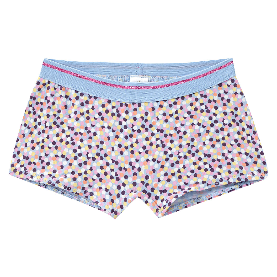 Topolino 3 Mädchen Pantys mit Bio-Baumwolle hellblau / rosa / zartrosa