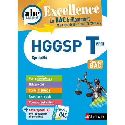 ABC Bac Excellence Histoire Geographie Geopolitique, Sciences Politiques, Terminale