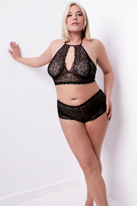 Bralette, Spitze,Nackenschnürung