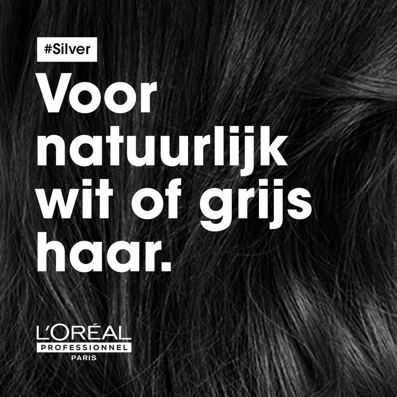 L’Oréal Professionnel Silver Shampoo – Zilvershampoo voor wit en grijs haar – Serie Expert – 500 ml