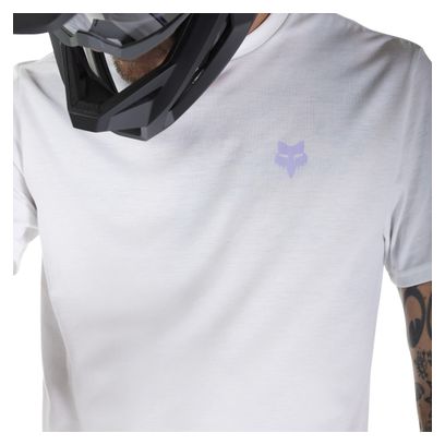 Maillot Manches Courtes Fox Frequency Tech Blanc