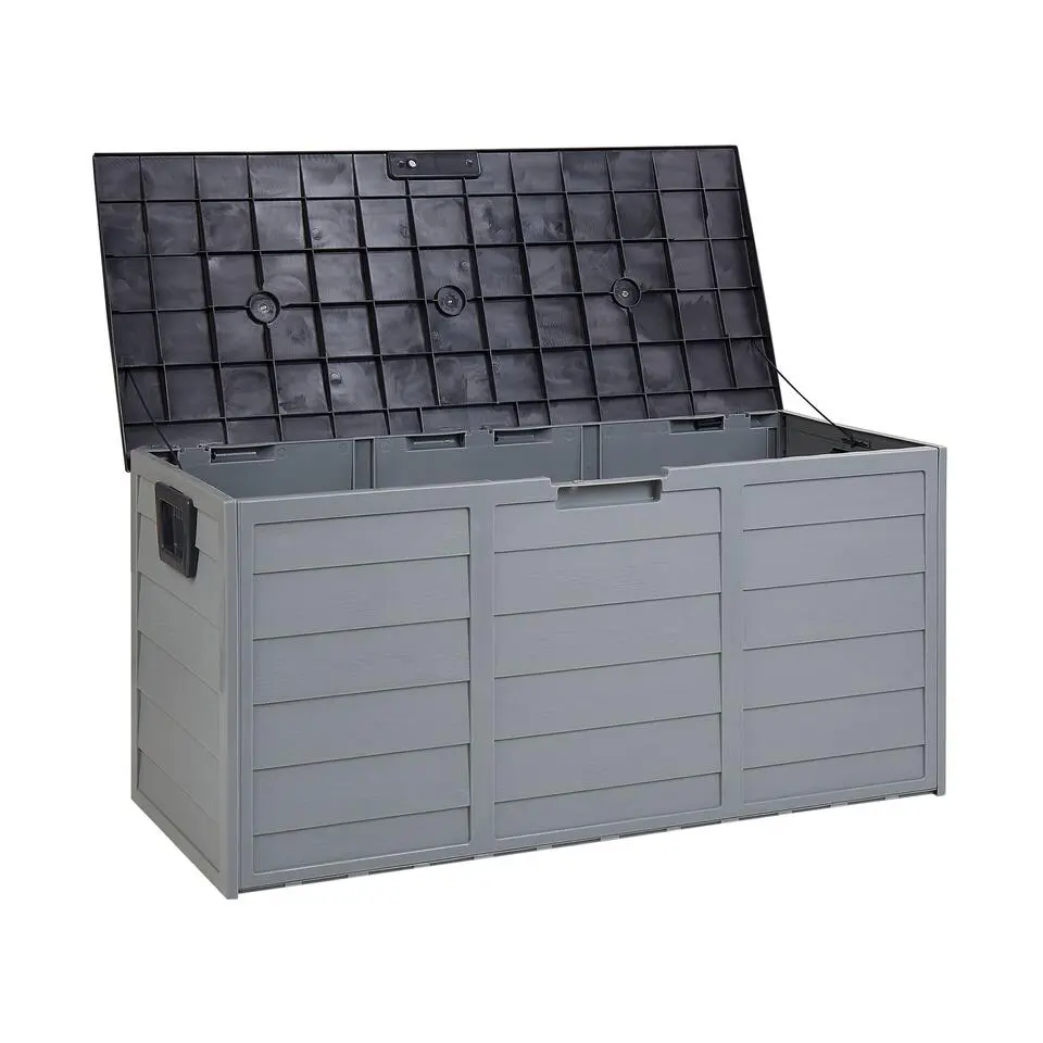 LOCARNO - Kussenbox - Grijs - 112 cm - Synthetisch materiaal