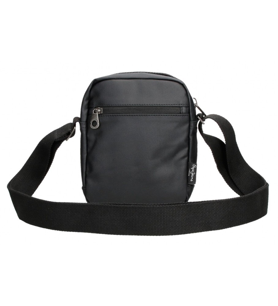 Bolsa de ombro pequena Pepe Jeans Cardiff, preta
