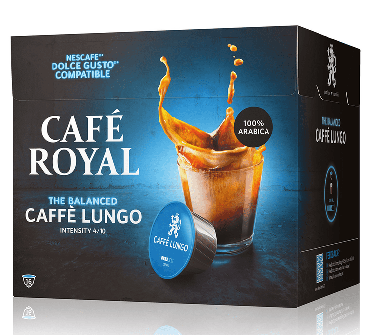 16 Capsules Nescafe® Dolce Gusto® compatibles  Lungo - CAFE ROYAL