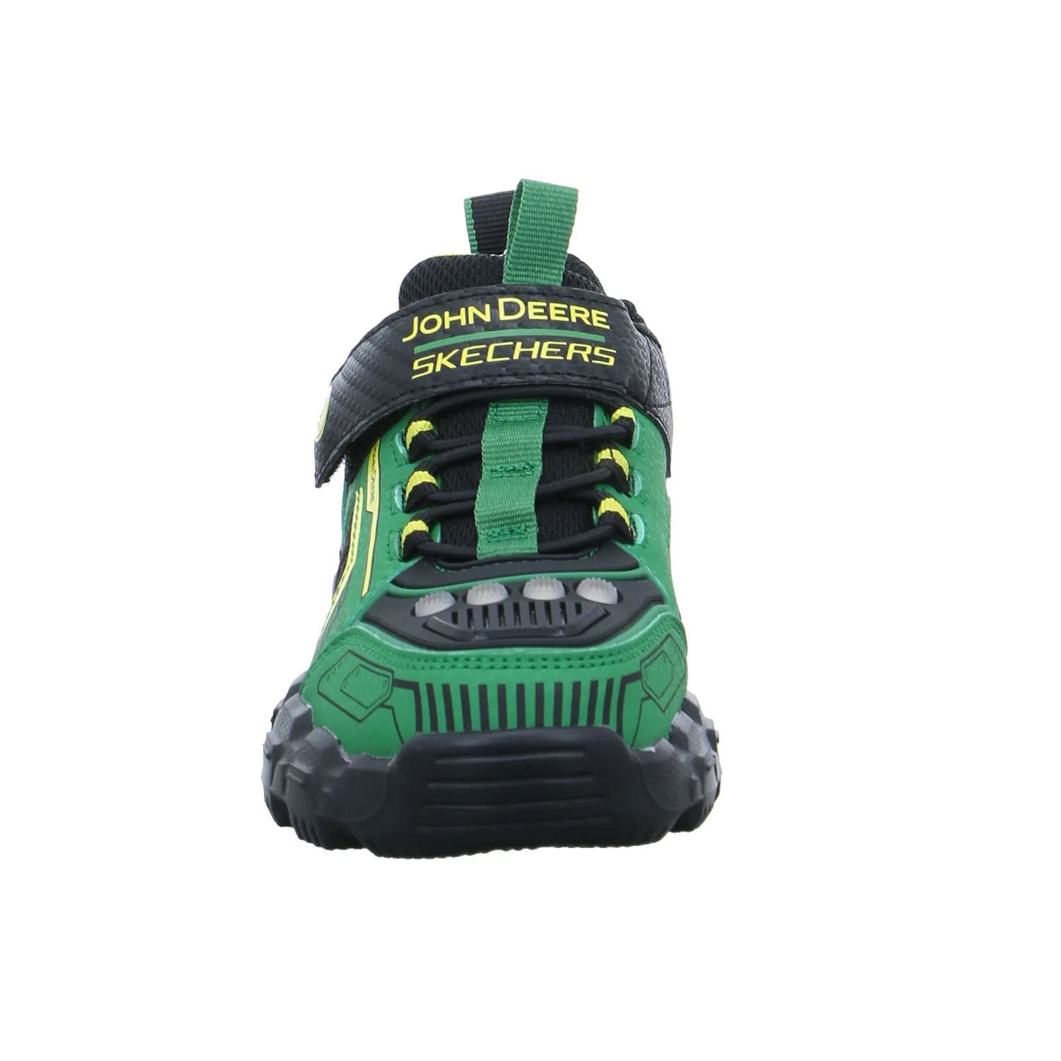 SKECHERS Kleinkinder-Halbschuh Klett Grün Lederimitat  Sneaker