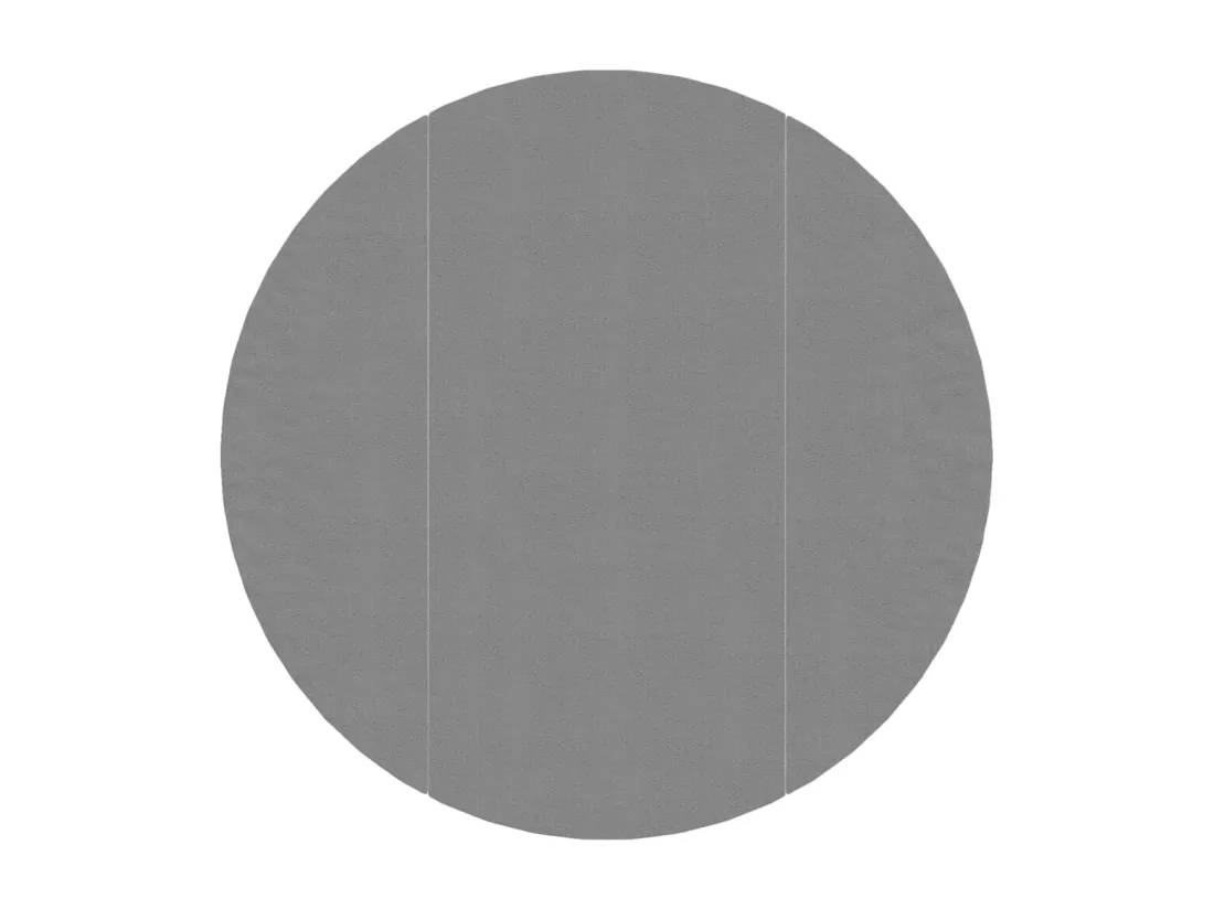 Bache de piscine gris clair ?306 cm géotextile polyester