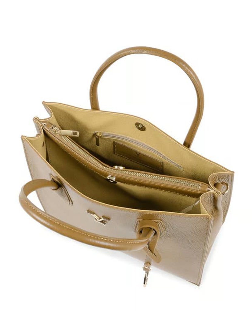 19V69 Italia Be10275 52 Dollar Brown Handbag for Women