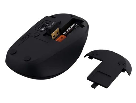 TRUST - Souris sans fil Yvi+ Compact Multi-Device Wireless Noir - 25440
