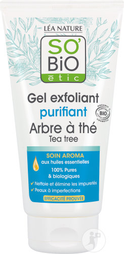 So'Bio Étic Gel Exfoliant Purifiant Arbre À Thé Flacon 150ml