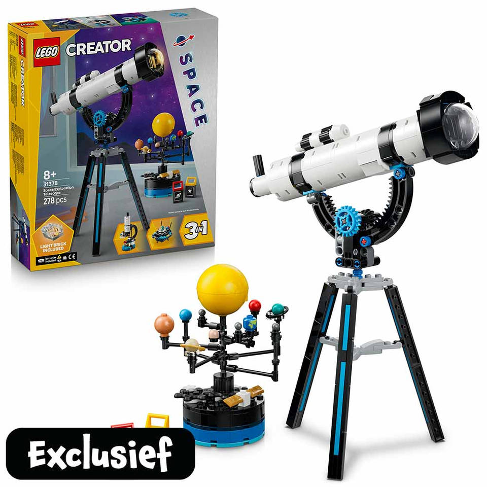 LEGO Creator 3-in-1 telescoop voor ruimteverkenning 31378