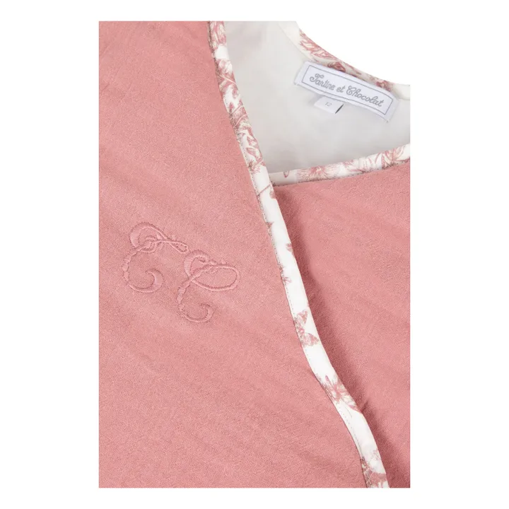 Tartine et Chocolat Gigoteuse Toile de Jouy | Rose pêche