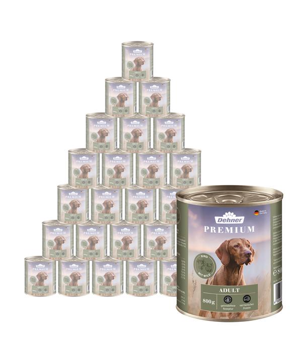 Dehner Premium Nassfutter für Hunde Adult